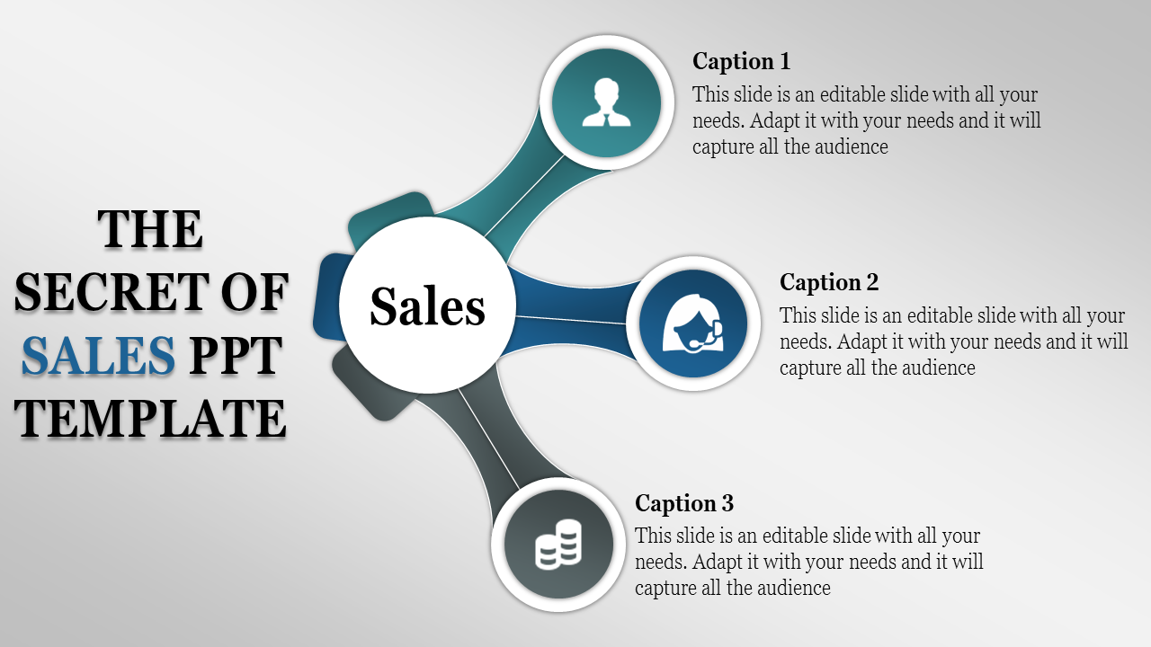 sales ppt template-The Secret of SALES PPT TEMPLATE